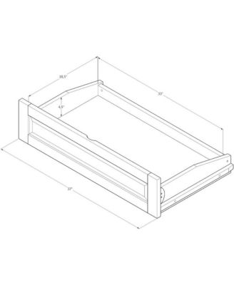 Phoenix Frame-Espresso Finish-Canadian Mattress-Storage Drawers