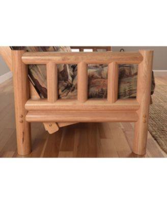 Lodge Frame-Natural Finish-Marmont Thunder Mattress