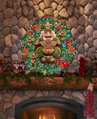 Nutcracker's Wreath Gift Holiday Door Decor