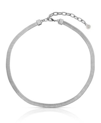 Brooklyn Flat Herringbone Chain Necklace