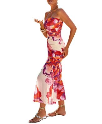 Women's Classy Floral Maxi Beach Dress