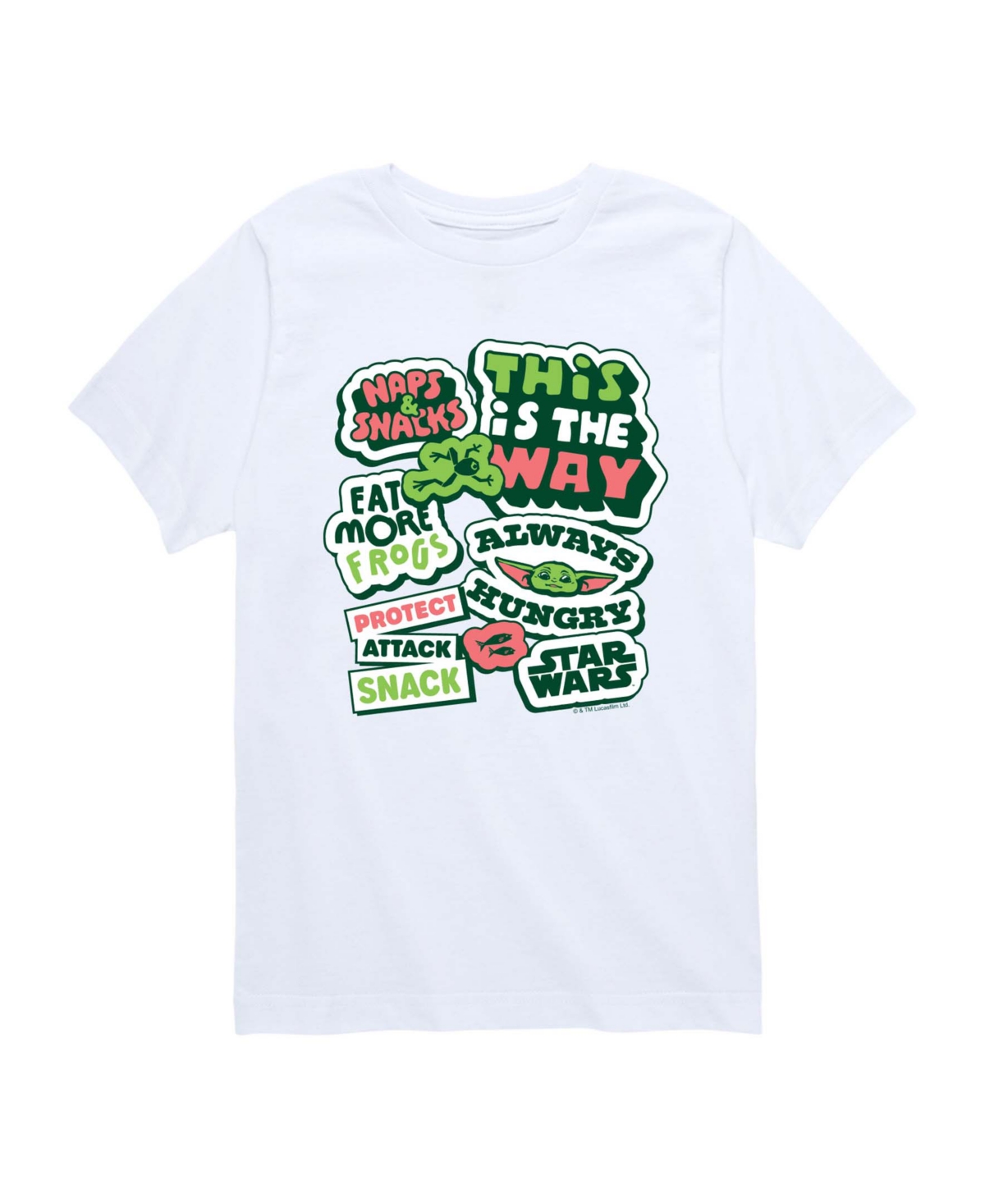 Star Wars Boys' 8-20 Short-Sleeve Graphic T-Shirt - White