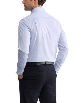 Men's Striped Long-Sleeve Dress Shirt