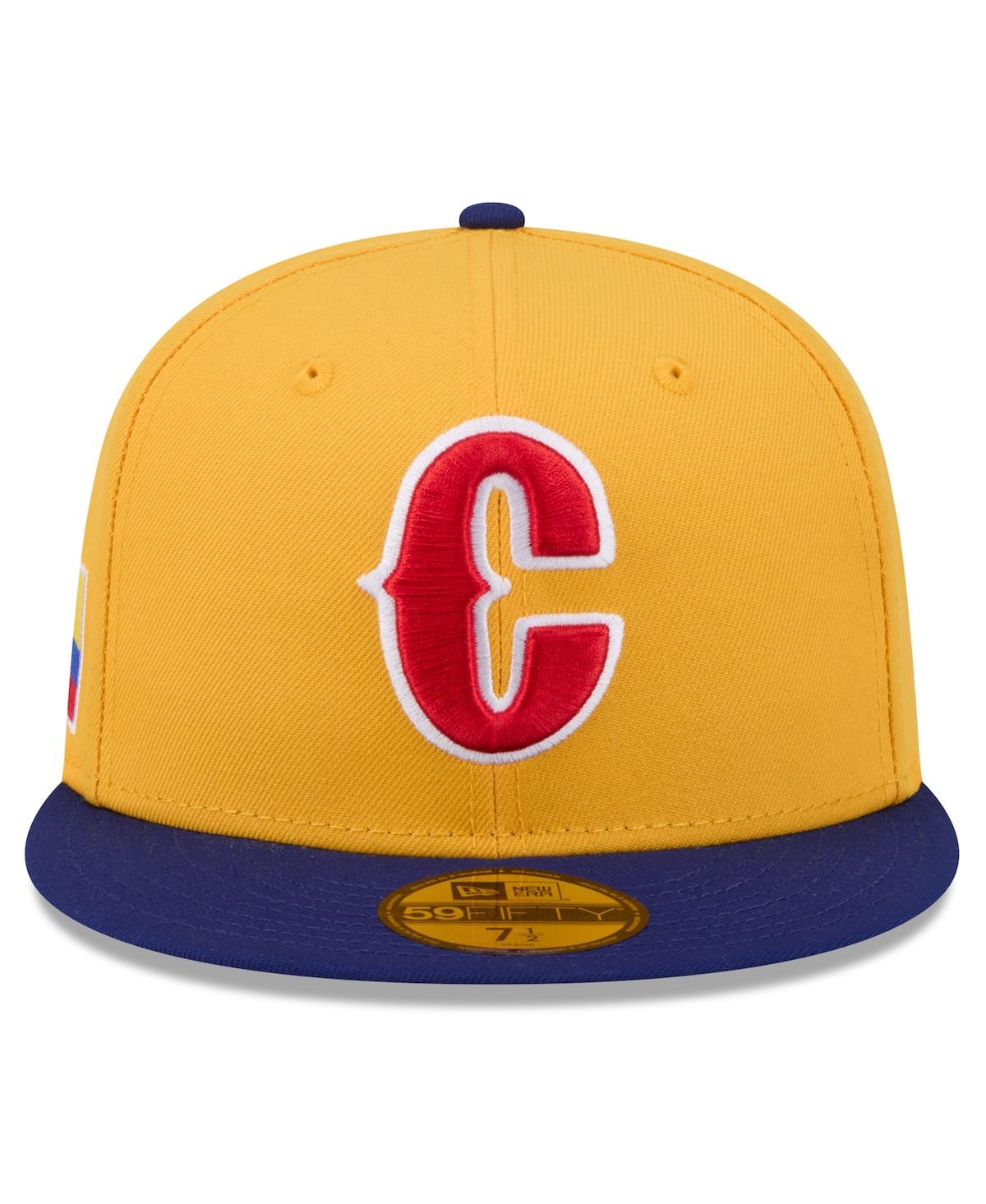 New Era Men's Yellow/Blue Colombia Baseball 2026 World Classic 59FIFTY Fitted Hat