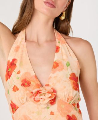 Women's Yasmeen Halter Neck Printed Dress