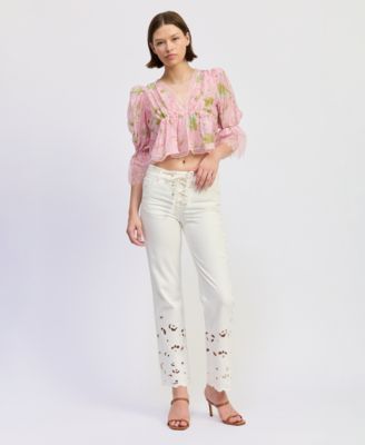 Women's Mid-Rise Flared Bootcut Jeans