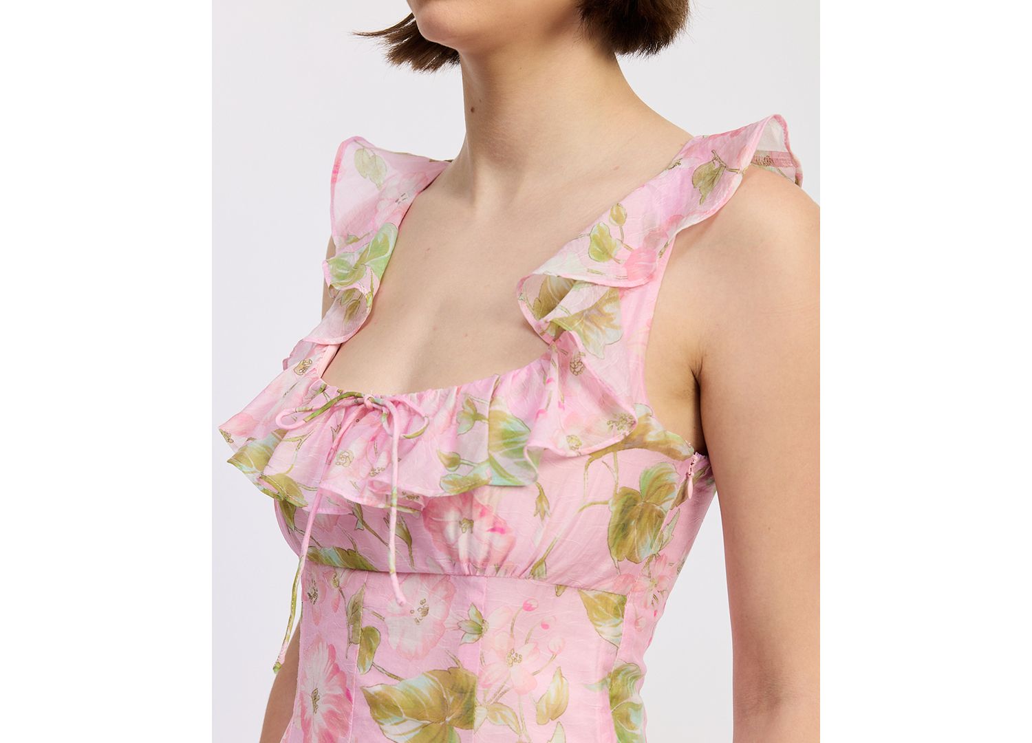 Women's Sleeveless Scoop Neck Wrenley Midi dress