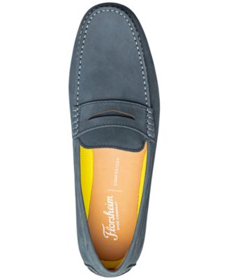 Motor Smooth Moc-Toe Penny Driver Slip-On Shoes