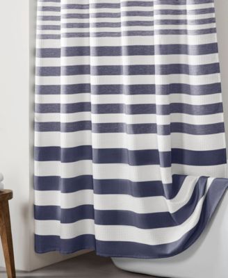 Ariana Ombre Waffle Shower Curtain, 72" x 72"