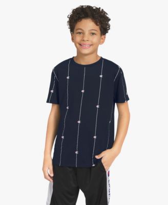 Big Boys' Printed Short-Sleeve Crewneck T-Shirt