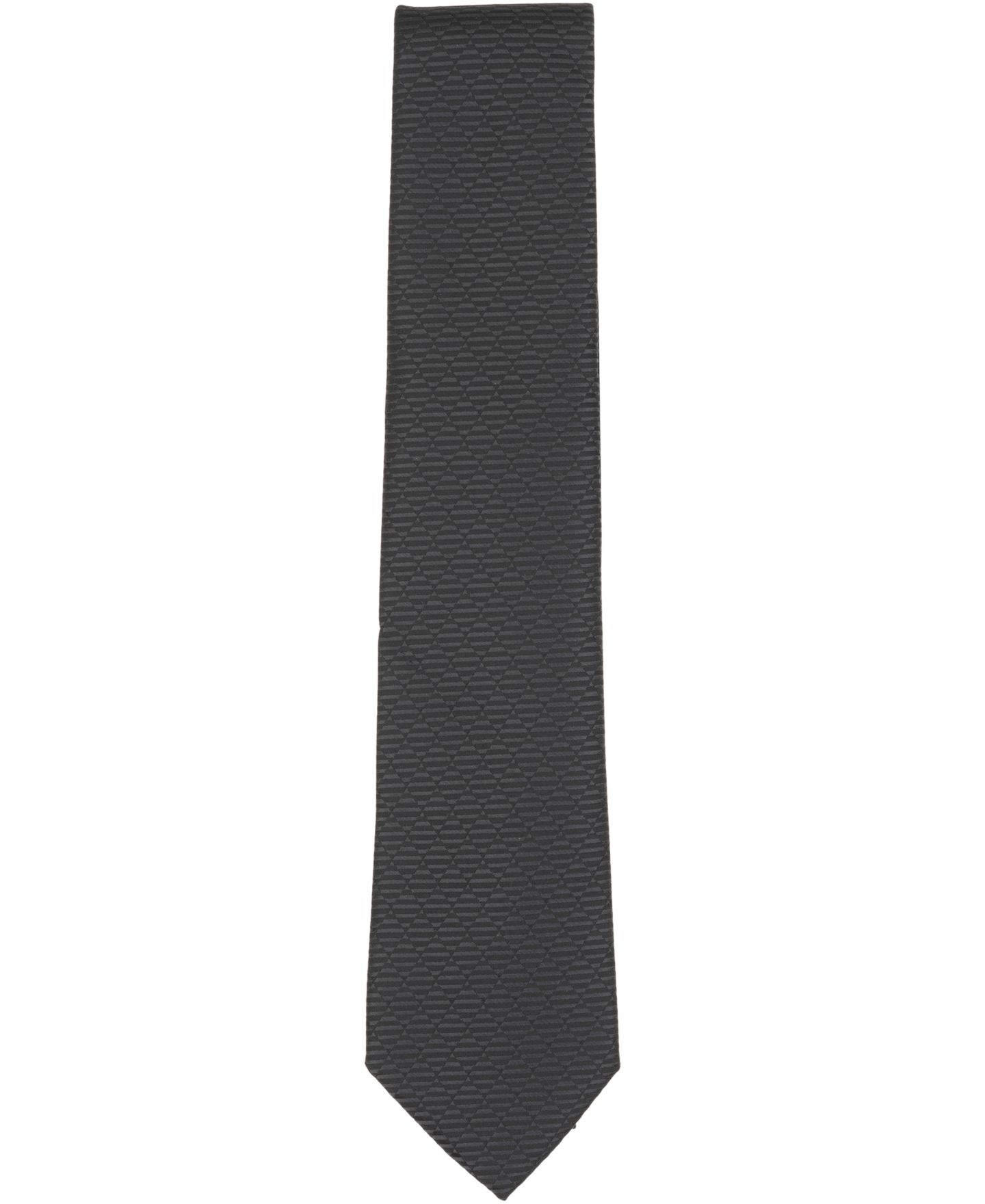 Мужской галстук Perry Ellis Portfolio Tarrant Solid Tie, цвет: Чёрный — фото 2