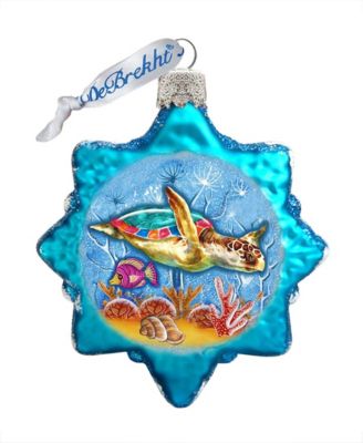 Turtle Mercury Holiday Ornament