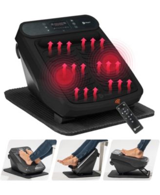 LifePro Foot Massager with Heat for Neuropathy Relief - Soothing Calf & Foot Therapy - Black