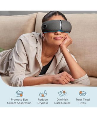 Oculax Heated Eye Mask and Eye Massager – Compression and Vibration, 4 Modes, Rechargeable with Bluetooth