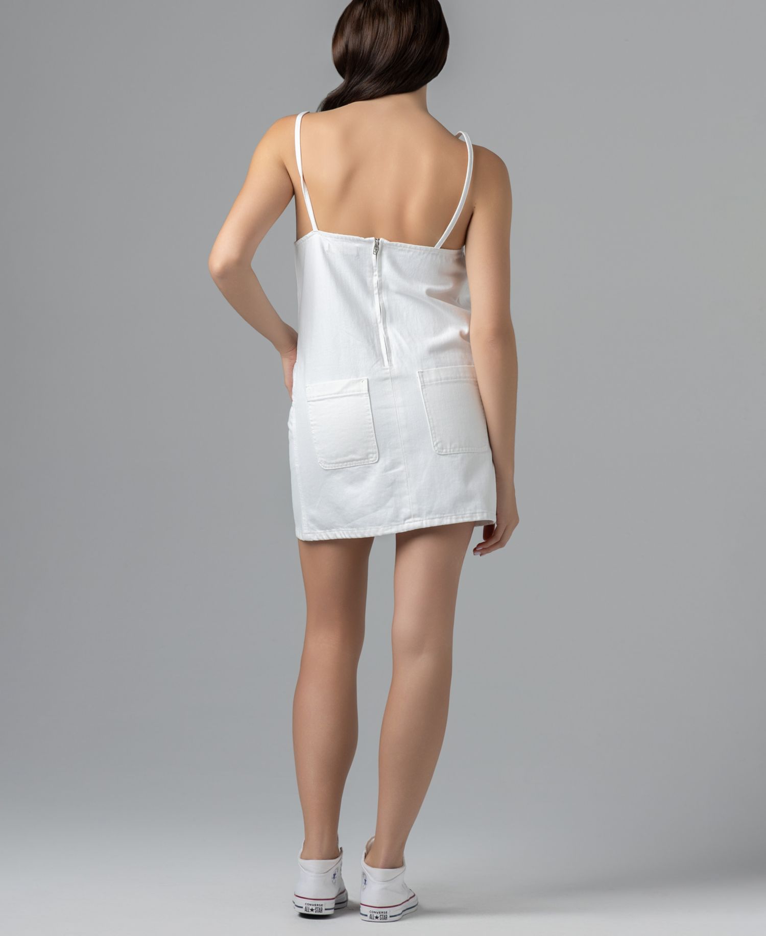 Women's Sleeveless Square Neck Tank Dress