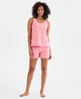 Women's Cotton Tank Short Pajama Set