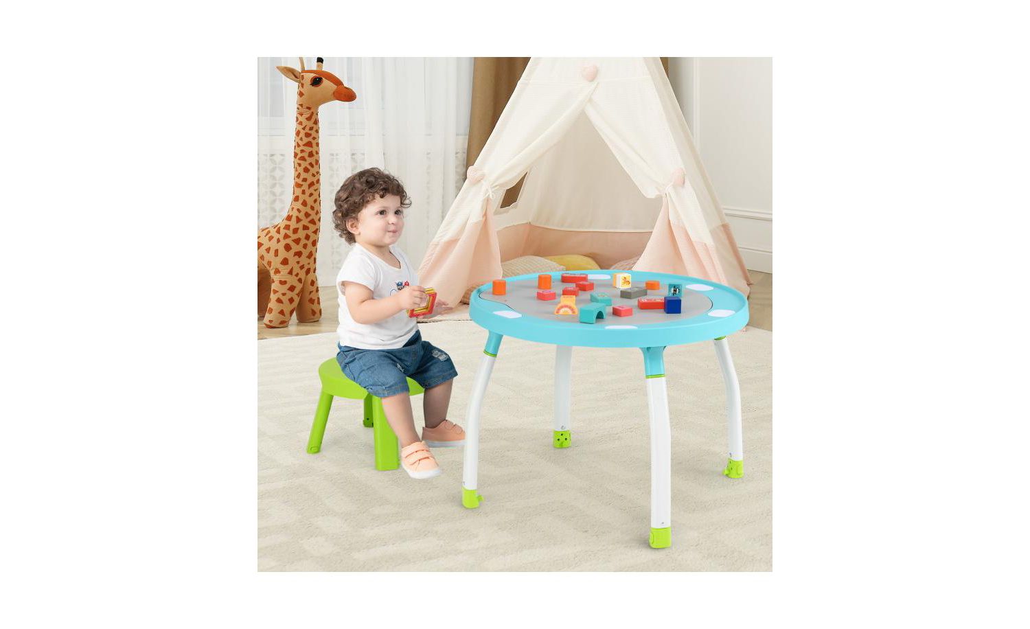 Toddler 5-in-1 Baby Activity Center with Bounce Seat & Toys