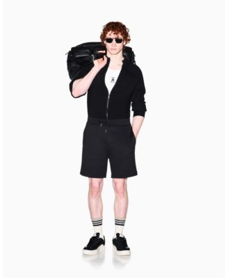 Men's Jacquard Allover Logo Fleece Short