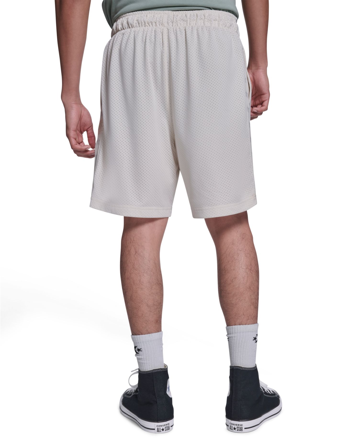 Men's Regular-Fit Star Mesh Shorts