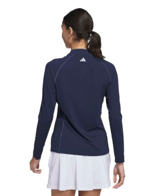 Women's Quarter-Zip Mock Polo Shirt