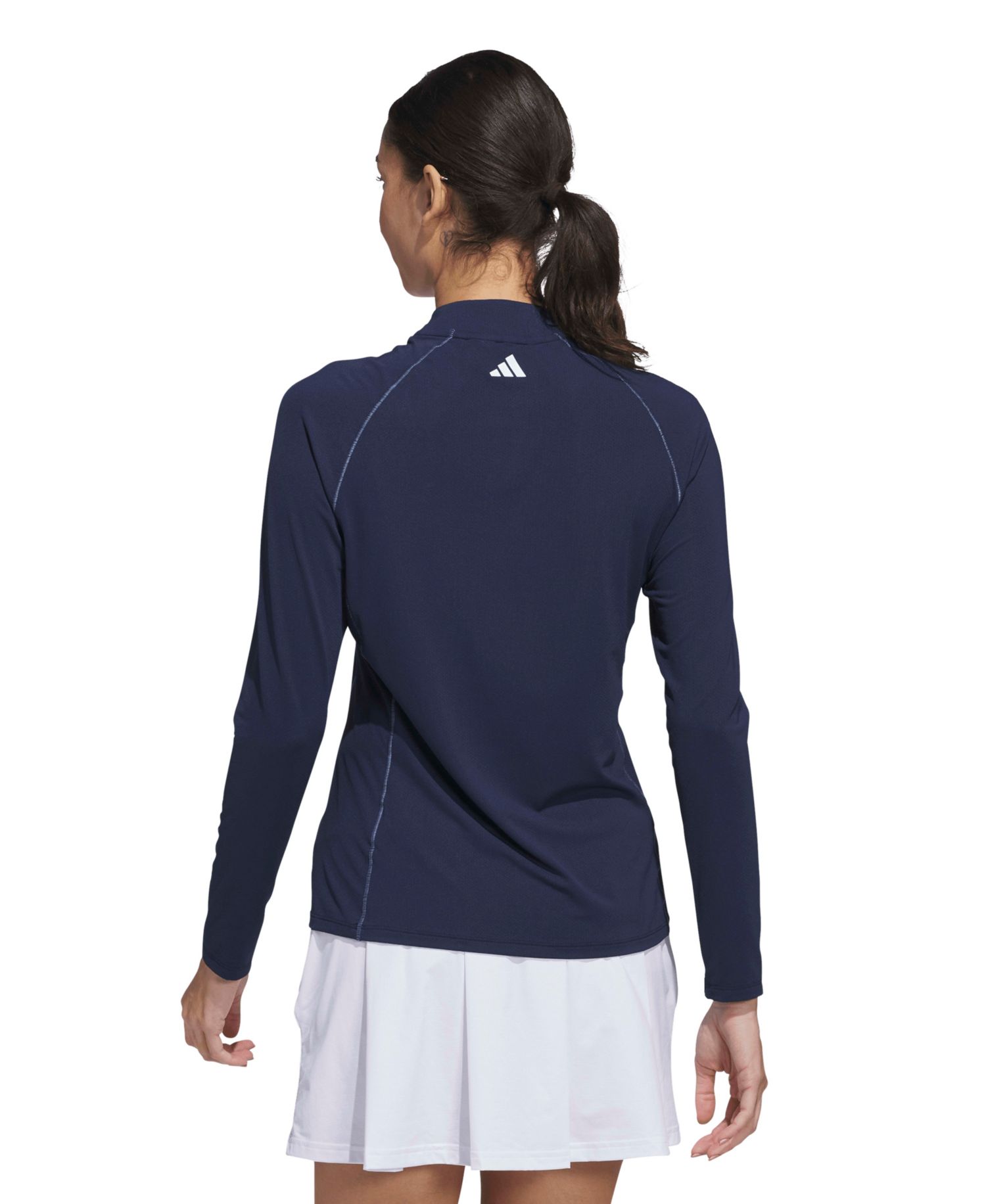 Women's Quarter-Zip Mock Polo Shirt