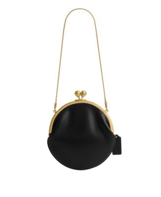 COACH Kiss-Lock Mini Leather Pouch 20 - Macy's