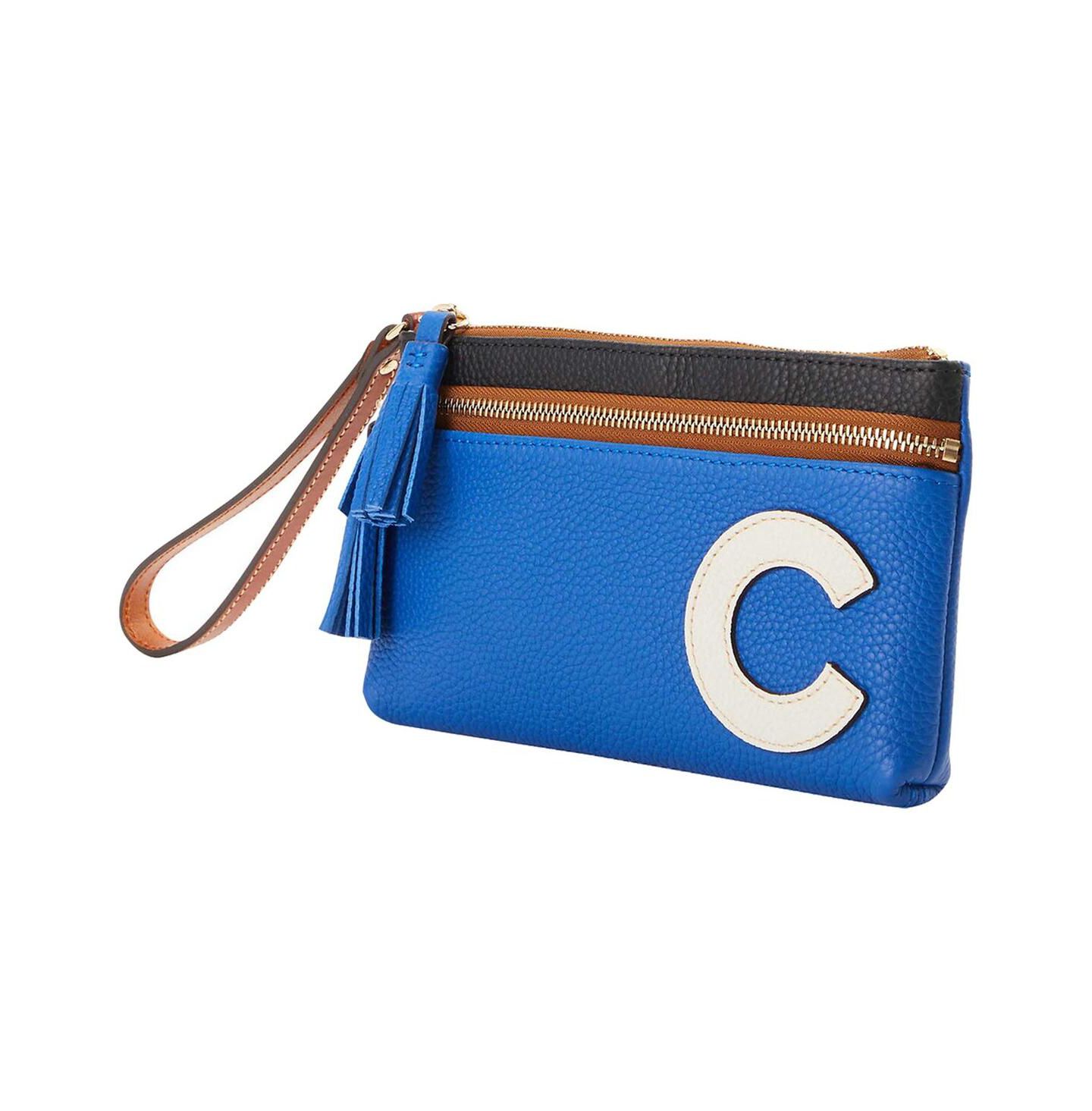 Женская сумка Dooney & Bourke Chicago Cubs Infield Double-Zip Wristlet — фото 1