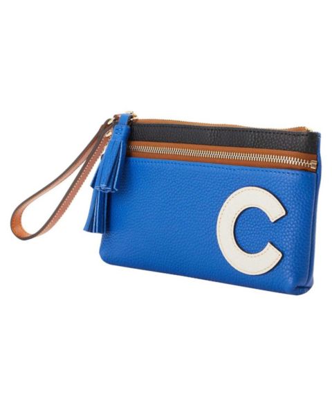 Женская сумка Dooney & Bourke Chicago Cubs Infield Double-Zip Wristlet