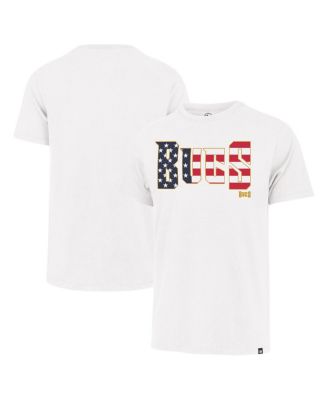 Men's White Tampa Bay Buccaneers Flag Script Franklin T-Shirt