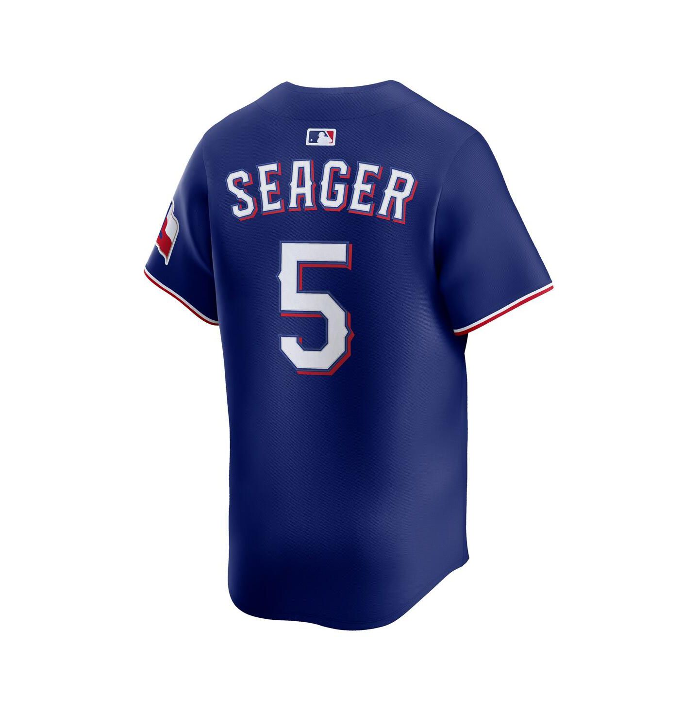 Мужской топ Nike Corey Seager Royal Texas Rangers Alternate 2 Limited Jersey — фото 3