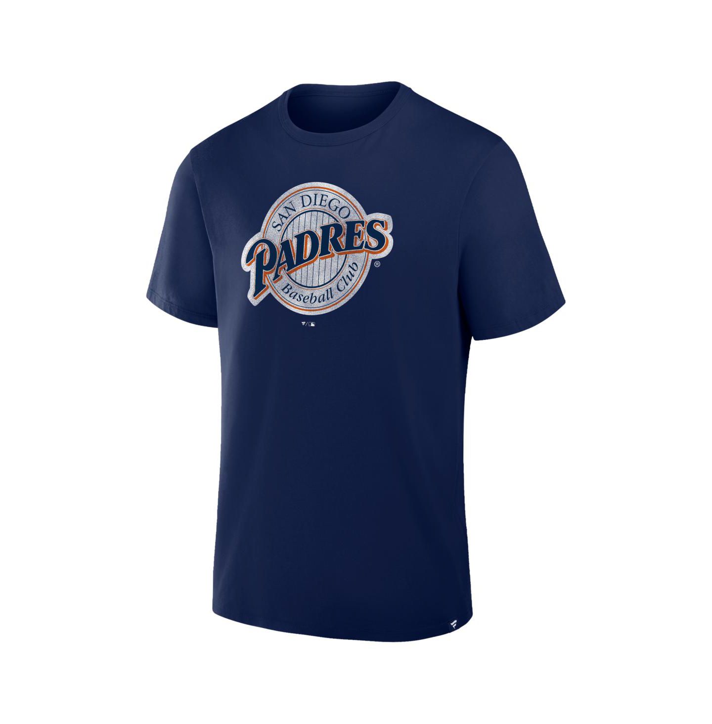 Мужская футболка Fanatics Navy San Diego Padres Alt Logo Legacy — фото 2