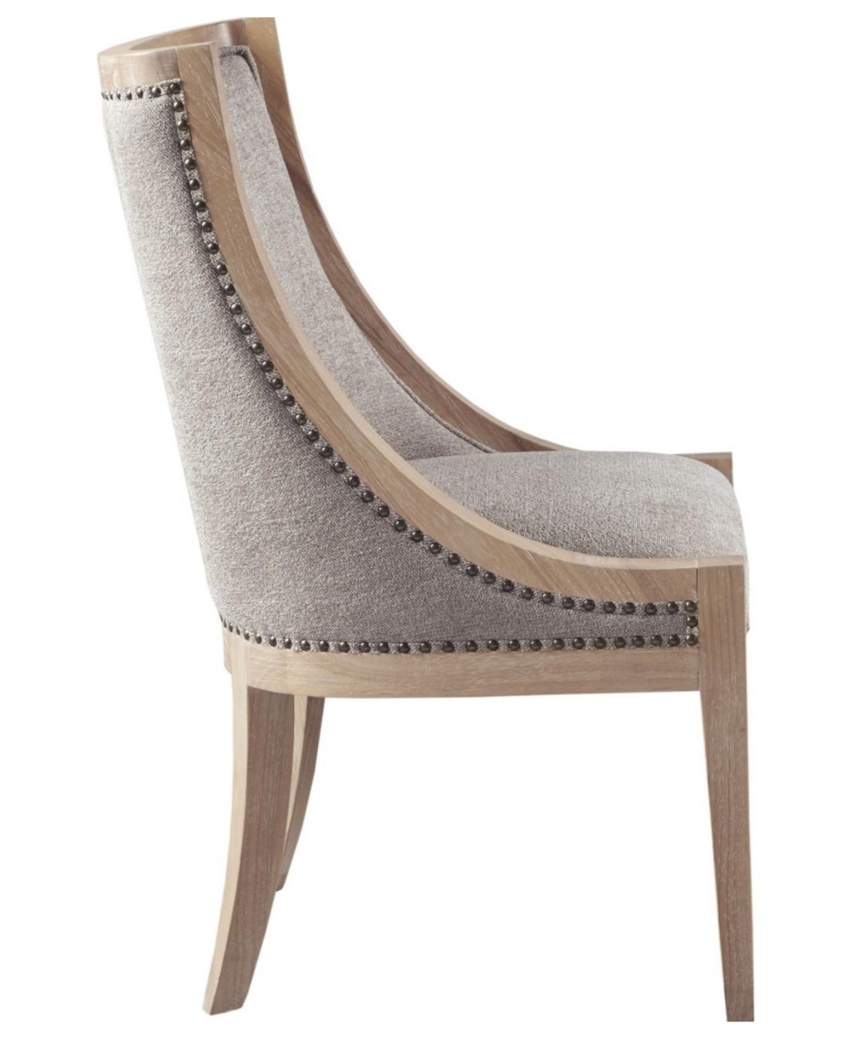 Martha Stewart Collection Elmcrest 24"W Upholstered Dining Chair with Nailhead Trim