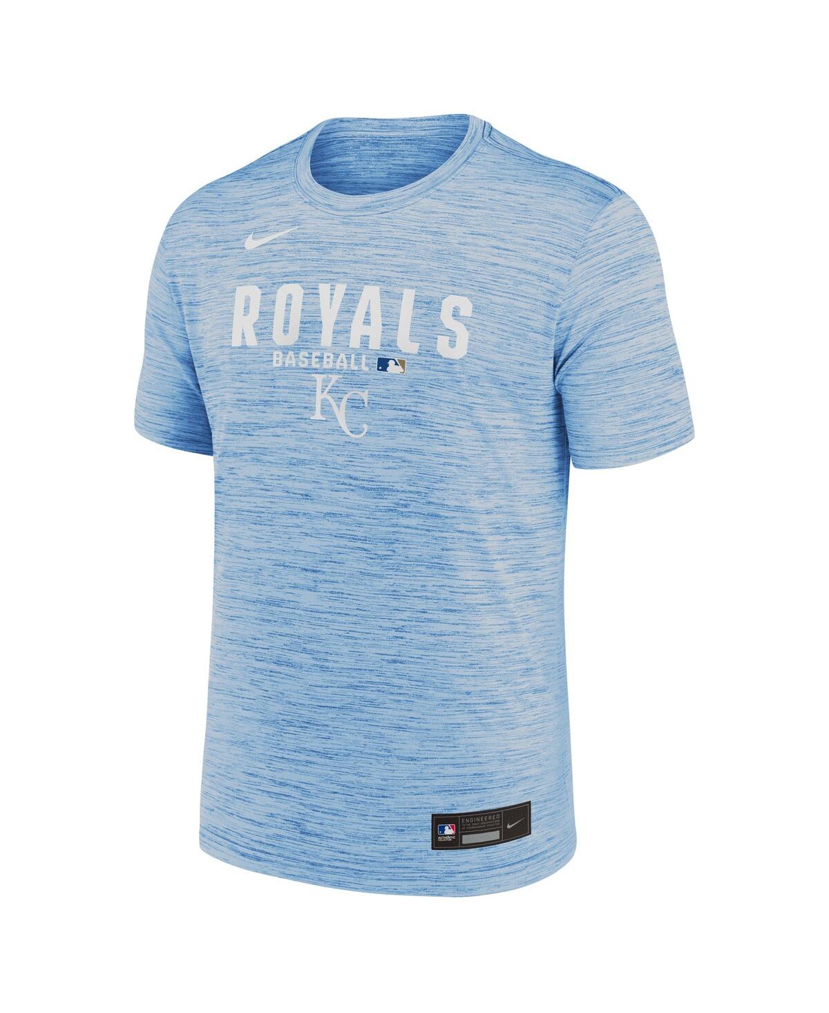 Nike Men's Light Blue Kansas City Royals Authentic Collection Velocity Dri-fit T-Shirt