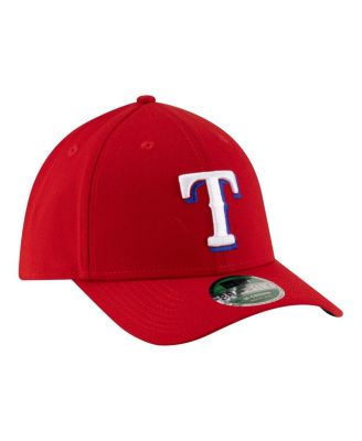 Men's Red Texas Rangers Player Replica 39THIRTY M-Crown Flex Hat