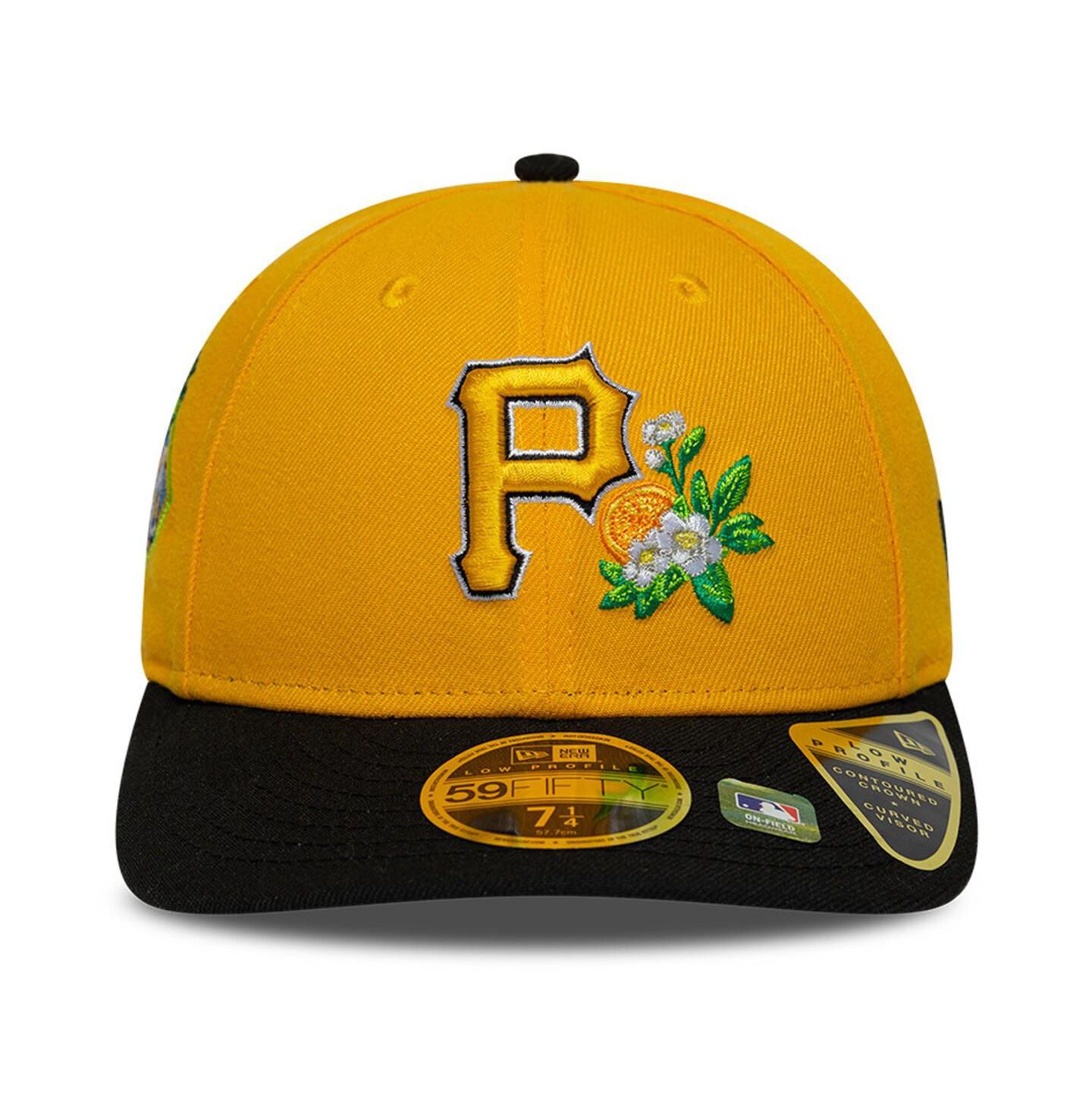 Мужская кепка New Era Gold/Black Pittsburgh Pirates 2026 Spring Training Low Profile 59FIFTY Fitted Hat — фото 4