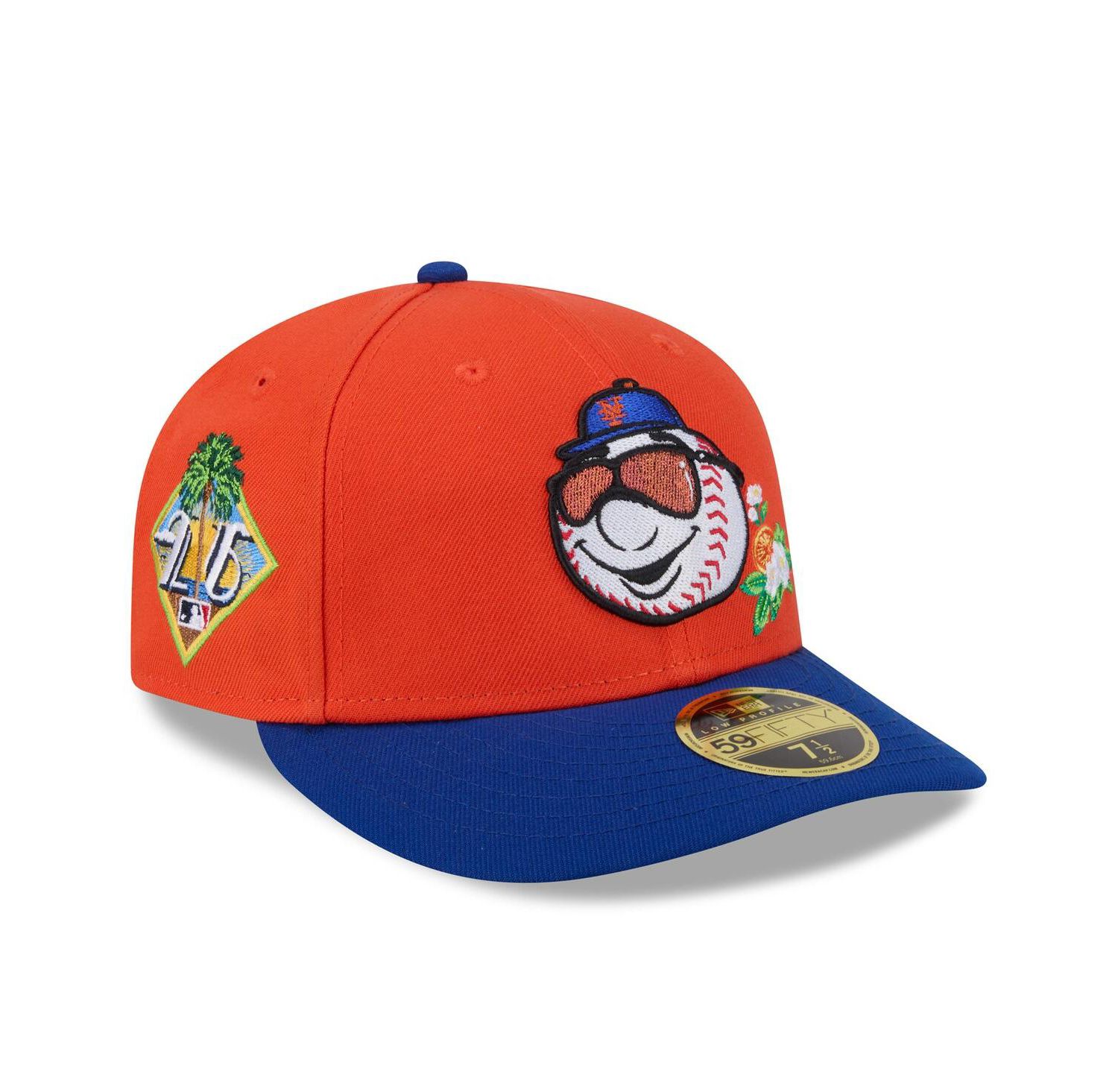 Men's Orange/Royal New York Mets 2026 Spring Training Low Profile 59FIFTY Fitted Hat