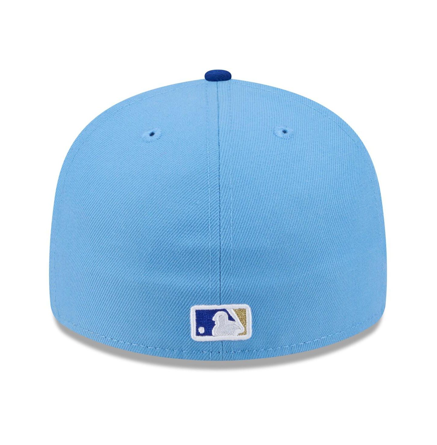 Мужская кепка New Era Light Blue/Royal Kansas City Royals 2026 Spring Training 59FIFTY Fitted Hat — фото 4
