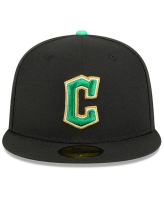 Men's Black Cleveland Guardians 2026 St. Patrick's Day 59FIFTY Fitted Hat