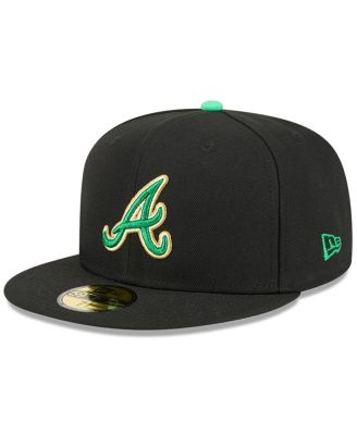 Men's Black Atlanta Braves 2026 St. Patrick's Day 59FIFTY Fitted Hat