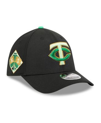 Men's Black Minnesota Twins 2026 St. Patrick's Day 39THIRTY Flex Hat