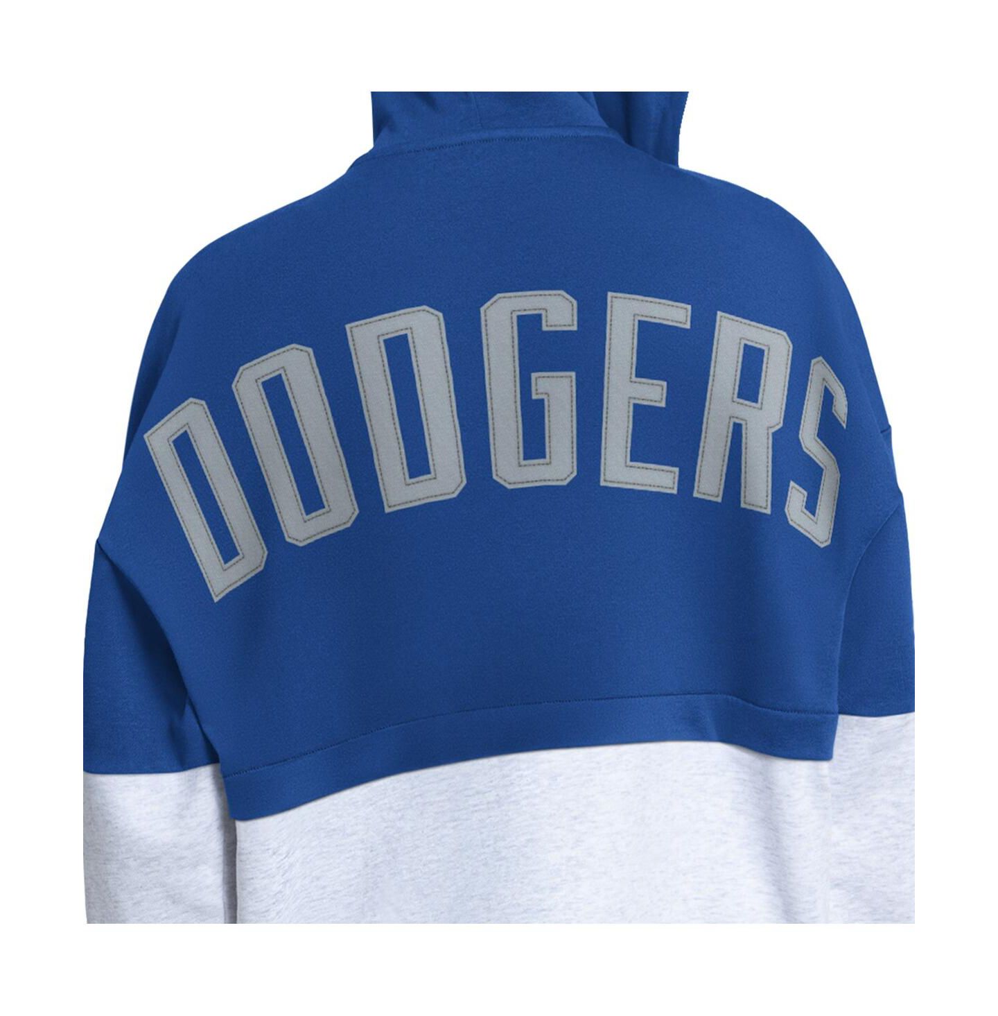 Женское худи Starter Royal/Heather Gray Los Angeles Dodgers Wishbone Full-Zip — фото 5
