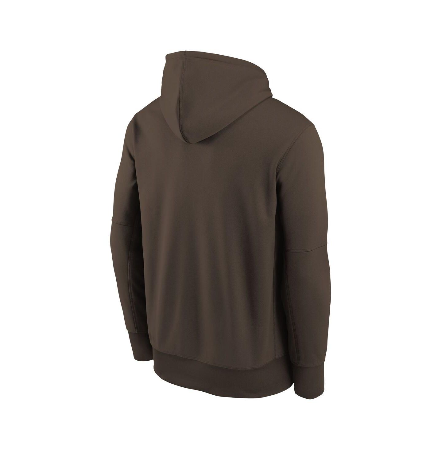 Детское худи Nike Brown San Diego Padres Authentic Collection Therma-FIT — фото 3