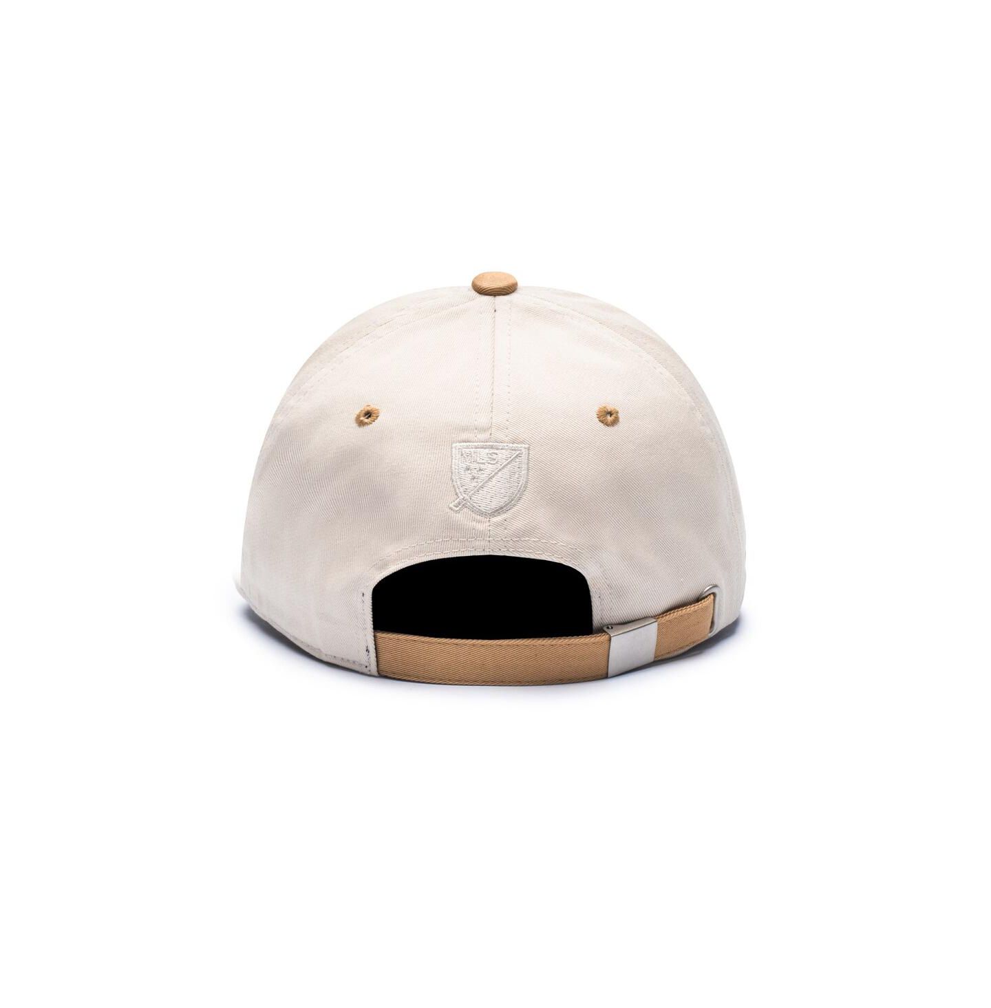 Кепка Fan Ink Tan/Gold Lafc Ocean Drive Adjustable Hat — фото 4