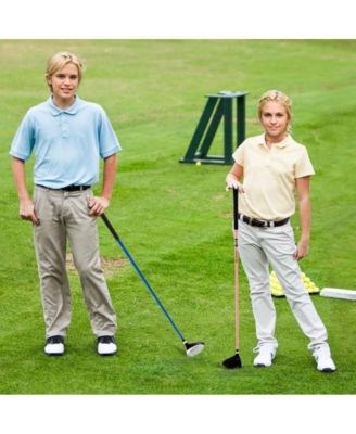 38 Inch 165CC Junior 3 Fairway Wood Golf Club with Fiberglass Shaft for Kids Ages 11-14