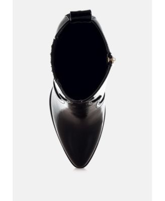 Womens Cornus Pointed Toe Ankle Boots