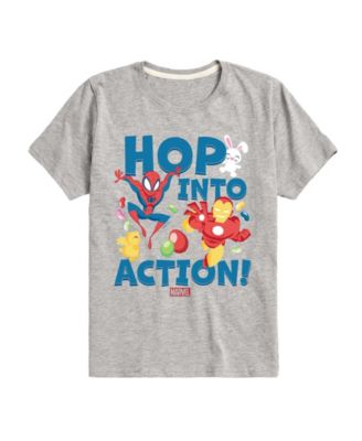 Boys' 8-20 Marvel Hop Into Action Short-Sleeve Graphic T-Shirt