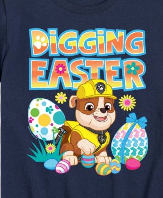 Boys' Toddler 2T-5T Paw Patrol Digging Easter Short-Sleeve Graphic T-Shirt
