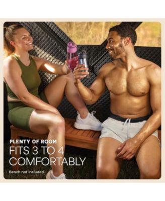 Portable Sauna Tent with Wood Stove – 4 Person Outdoor Steam & Dry Sauna for Camping, Backyard & Home, Foldable Design