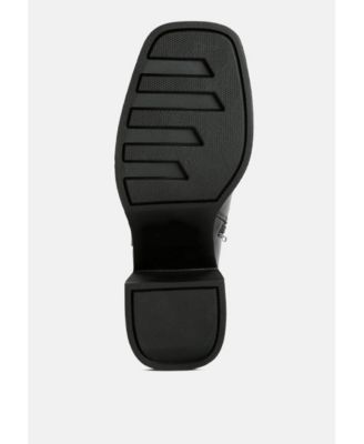 Womens sins platform bootie