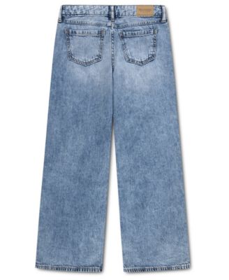 Baby Girls' Low Rise Hearts Baggy Jeans